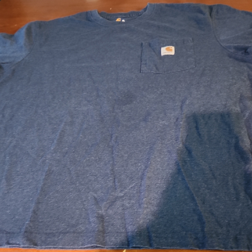 Carhartt Men's Short Sleeve Tee in Deep Blue